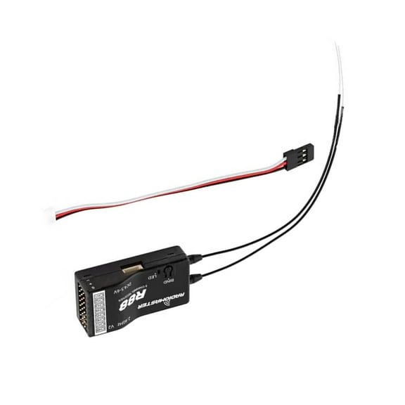 Compact 8-Channel D8 PWM Receiver for RC Models Long Range, 2400-2483.5Mhz Frequency, RSSI Support, 11g
