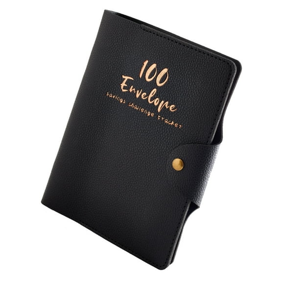 Compact A6 Financial Planner Binder 100 Day Money Saving Container Features Removable Pages and Envelope Dividers