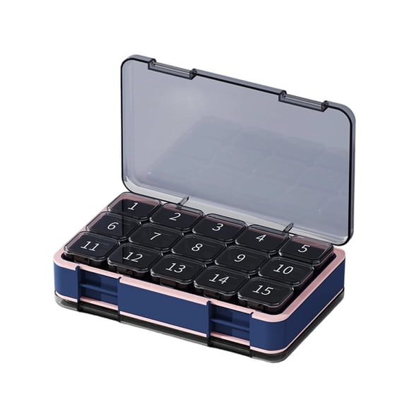 Compact ABS Box With Two Compartments Ideal For Elderly And Daily Storage Needs