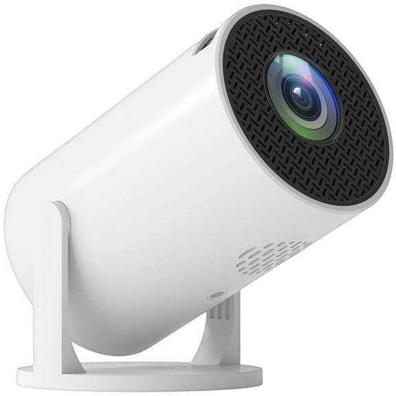 Compact ABS Home Theater Projector with 240 Lens Rotation Stable USB Connection for 1080P