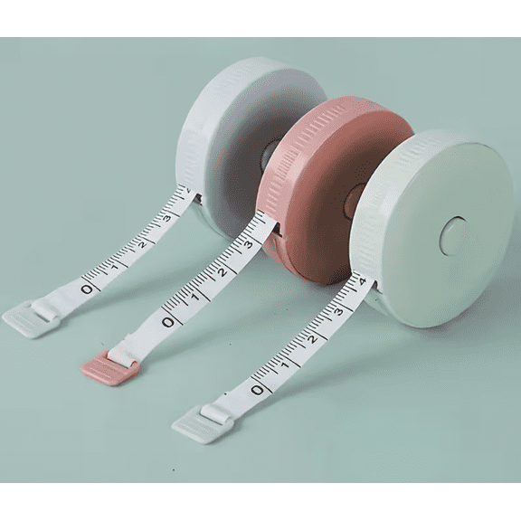 Compact ABS Measuring Tape  150cm/60in Retractable, Blue