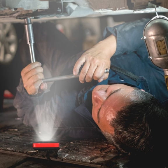 Compact ABS Tool Light, Portable Waterproof Flashlight, Camping Lamp, with Hook for Easy Mounting, Suitable for Camping, Hiking, Emergency Lighting, and Maintenance.