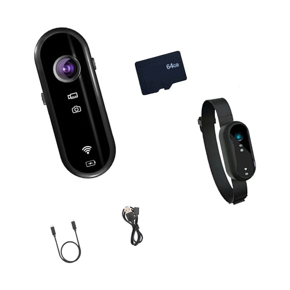 Compact Action Camera with 1080P Resolution IP68 Plan Slowed Break Error Features Transportable Travel Essent
