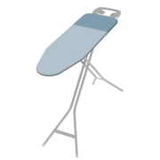 Compact Adjustable Ironing Board with Iron Rest, Organic Cotton Cover, Made in Italy