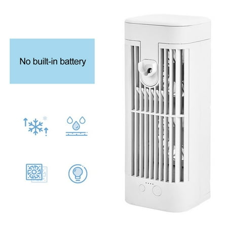 Compact Air Conditioner Mini Air Conditioner Three Speed Settings Adjustable Cool Air Silent Portable Air Cooler