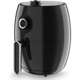 thumbnail image 1 of Compact Air Fryer Small, 2.1QT, 4-in-1 Small Mini Airfryer Compact, Bake, Roast, Reheat, 98% Less Oil, Adjustable Temperature & Timer, Quiet, Nonstick & Dishwasher Safe Basket, BPA-Free, Black, 1 of 5