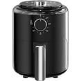 thumbnail image 1 of Compact Air Fryer Small 2QT, 4-in-1 Small Mini Airfryer, Bake, Roast, Reheat, 98% Less Oil, Adjustable Temperature Control w/ 60min Timer, Quiet, Nonstick & Dishwasher Safe Basket, BPA-Free, Black, 1 of 5
