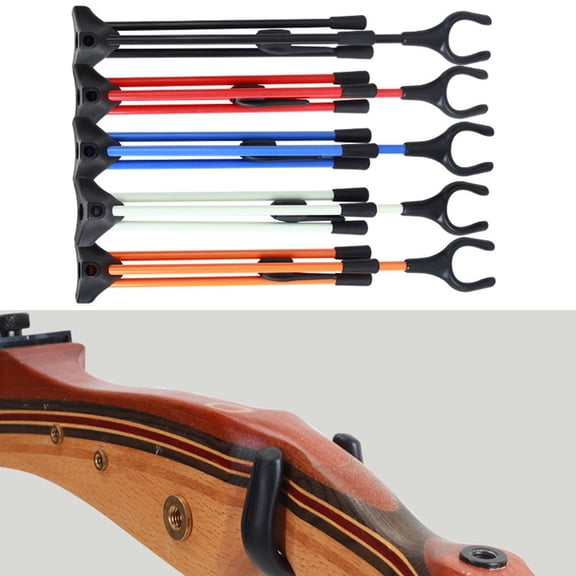 Compact And Adjustable Bow Stand Bracket Perfect For Recurve Bow Hunting Bow Silver Fangkenuo