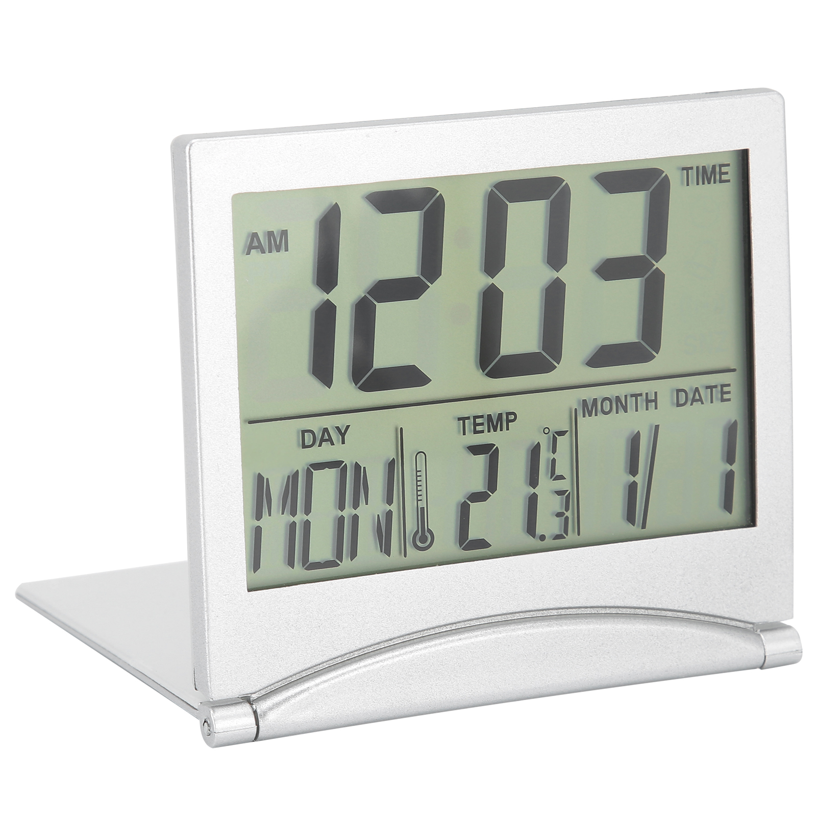 Compact And Lightweight Electronic Alarm Clock,Portable Folding Clock