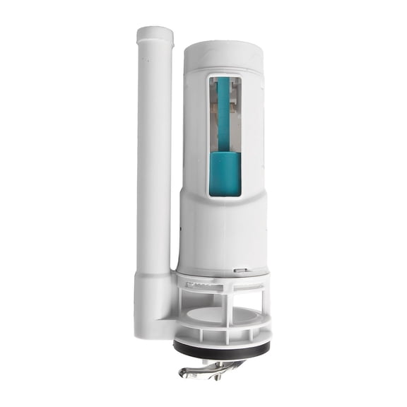 Compact And Reliable White Toilet Dual Flush System With Adjustable Pipe