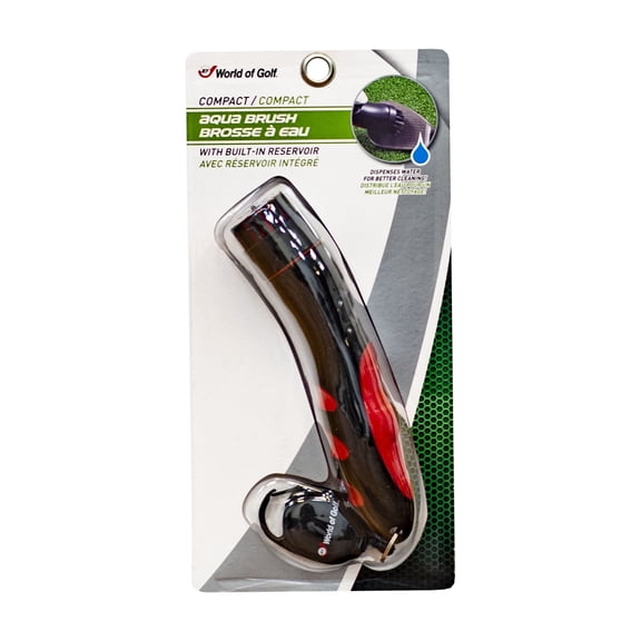 Compact AquaGolf Club Brush with Water-Resistant Features