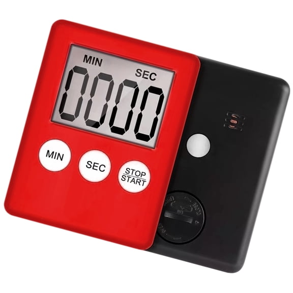 Compact Attractive Digital Clock With LCD Display For Kitchen Sports Exercise Baking And Cooking Time Management