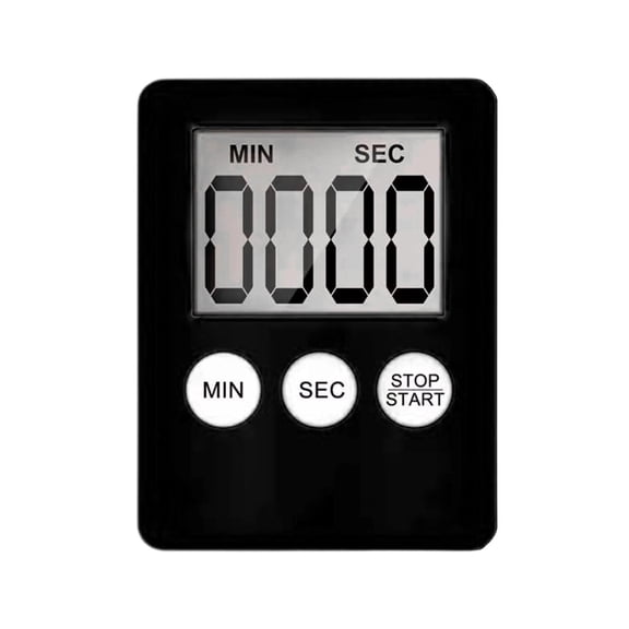 Compact Attractive Digital Clock With LCD Display For Kitchen Sports Exercise Baking And Cooking Time Management