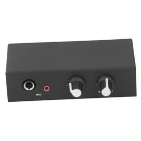 Compact Audio Preamplifier With 3 Outputs, Boost Stereo Sound, Headphone Drive,  Versatile Mic Inputs