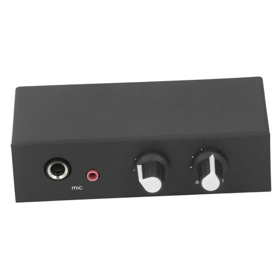 Compact Audio Preamplifier With 3 Outputs, Boost Stereo Sound, Headphone Drive, Versatile Mic Inputs