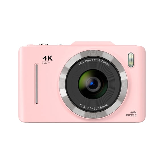 Compact Auto Focus Digital Camera 4K 1080P HD Video CCD Sensor Portable Selfie Zoom Camera for Beginners