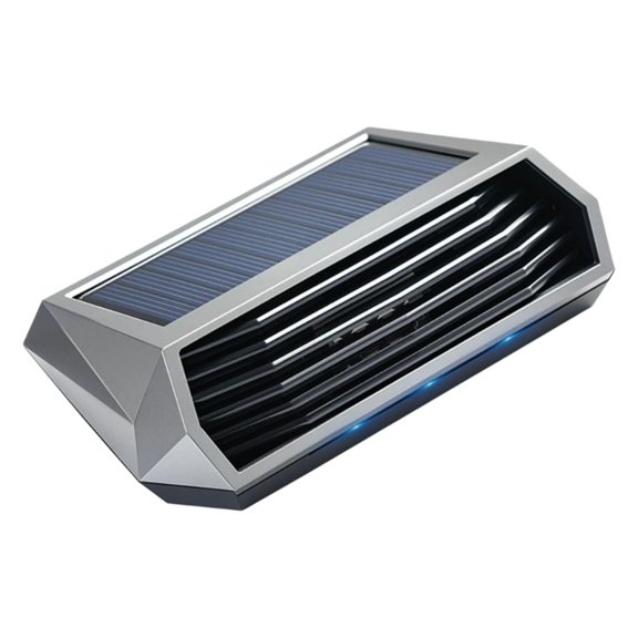 Compact Automatic Solar Car Air Freshener Purifier With Vibration Sensor And Multilayer Filtration System For Vehicles