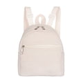 thumbnail image 1 of Compact Backpack, Backpack Straps, Adjustable Straps, Corduroy Construction, 10X7 In, Cream Shade, Casual Outings, Quick Access Pocket, Side Slip Pockets, 1 Pc, 1 of 5
