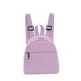 thumbnail image 1 of Compact Backpack, Backpack Straps, Adjustable Straps, Corduroy Material, 9X7 In, Light Purple, Small Carrying, Everyday Travel, 1 Pc, 1 of 5