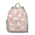 thumbnail image 1 of Compact Backpack with Puppy Bone Print, Lightweight Daily Bag for Dog Lovers, Adorable Canine Inspired Design, 1 of 6
