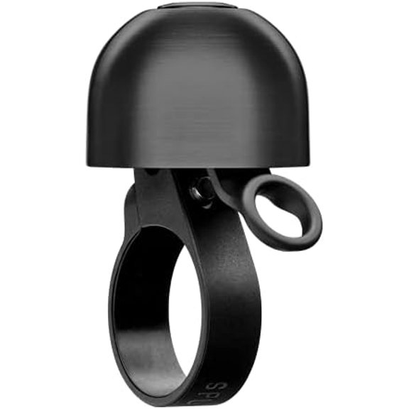 - Compact Bell | 22.2mm Light and Compact Brass Alloy Dome Bike Bell for Mountain Bike or Flat Bar ONLY. Composite Nylon Mount for Easy Install. Engineered for The LastingSound