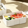 thumbnail image 1 of Compact Bento Lunch Box Container with Utensil, 1-Compartment Meal Prep Container for Adults and Students, 1 of 6
