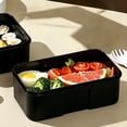 thumbnail image 1 of Compact Bento Lunch Box Container with Utensil, 1-Compartment Meal Prep Container for Adults and Students, 1 of 6