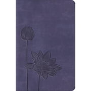 Compact Bible-ESV-Lavender Bloom, Hardcover