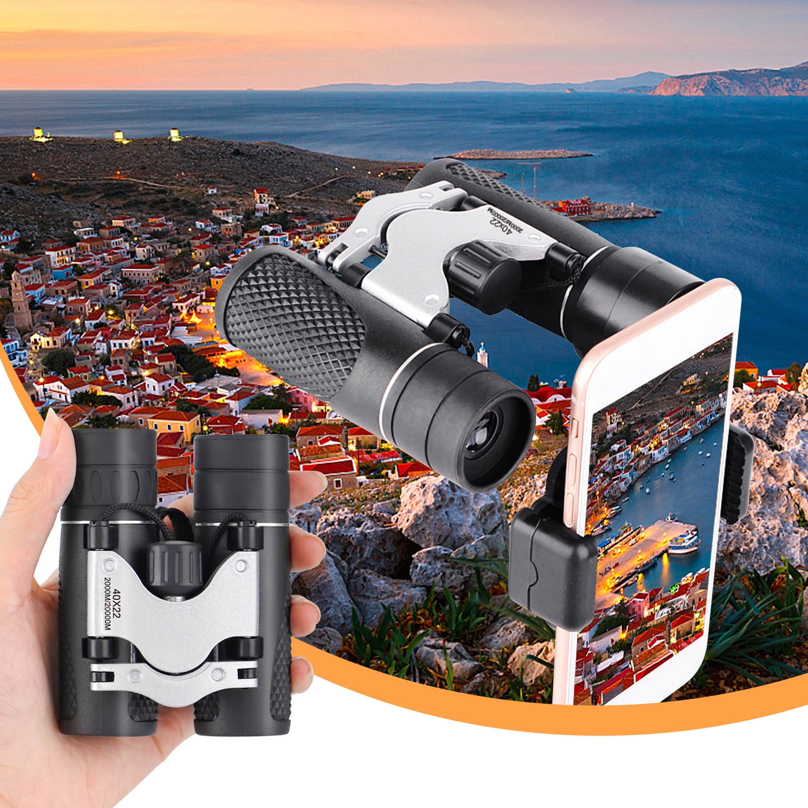 Compact Binoculars For Adults And Kids, High Powered Mini Pocket Binoculars, Small Binoculars