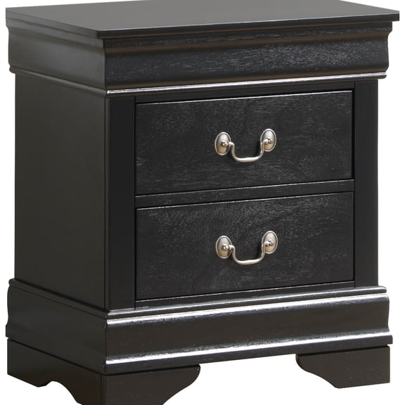 Compact Black Nightstand for Bedroom Decor / Instant Enjoyment, Safe Delivery