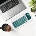thumbnail image 1 of Compact Bluetooth Keyboard and Mouse Combo - Wireless, Rechargeable, Portable for Phones & Tablets - 40H Battery, 10M Range, Silent Typing, 1 of 9