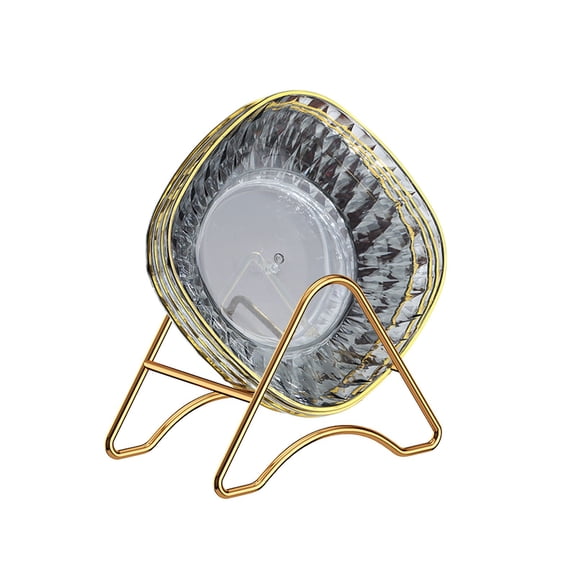 Compact Bone & Snack Plates Set of 4 | Plastic Spit Plates for Dining Table | White/Black/Green | 15x9.5x8cm | Multi-Purpose Dish for Food Scraps, Snacks & Jewelry