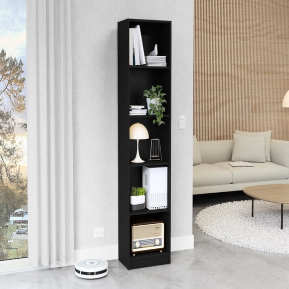 Compact Bookshelf for Small Spaces | Can Be Used in Hallways | High - quality Pine Build | Keeps Items in Order