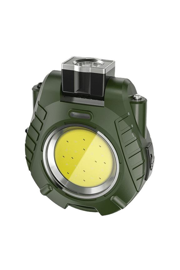 Compact COB Keychain Work Light with Bottle Opener & LED Hatlamp for Camping & Emergency Use