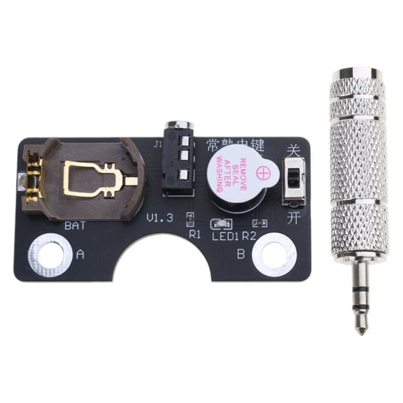 Compact CW Practice Board Morse Key Trainer Telegraph Trainer With Sound And Light Feedback For Easy Morse Code Learning