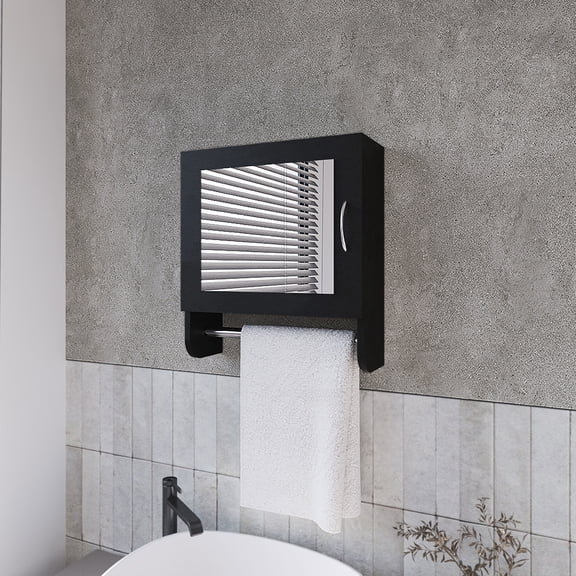 Compact Cabinet for Small Spaces - Ideal for Tiny Bathroom Layouts