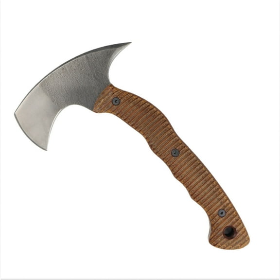 Compact Camp Axe 11.81'', Handmade Hatchet 1.54lb, Forged Camping Tool