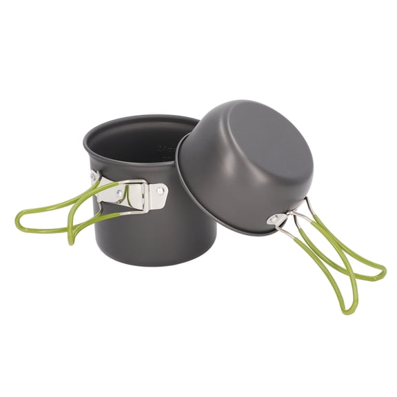 Compact Camping Cookware Set, Includes Pot Bowl, Perfect For Backpacking, Travel Outdoor Meals