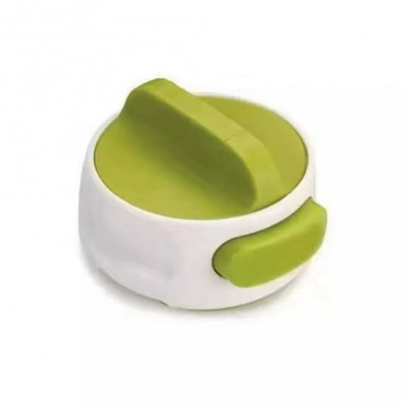 Compact Can Opener Easy Twist Release Portable Space-Saving Manual Stainless Steel, Green
