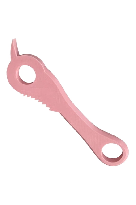 Compact Can Tab Lifter Keychain Tool, Portable Kitchen Opener For Soda And Beer Cans, Easy Ring Pull Helper For Travel And Home (Pink)