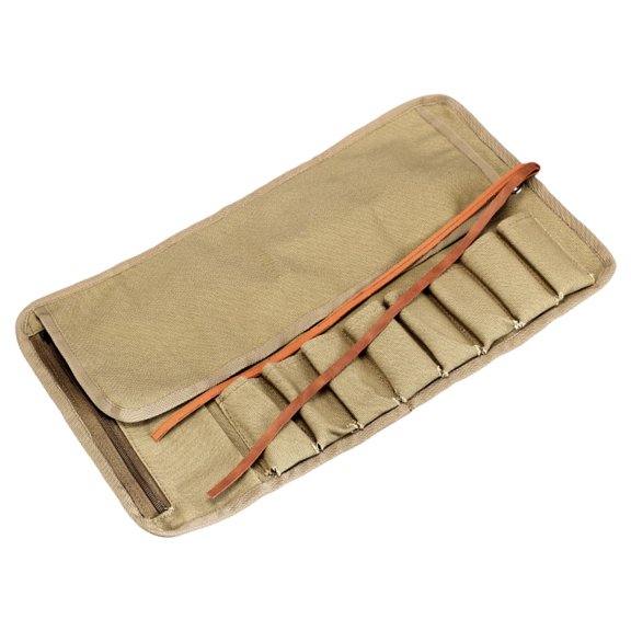 Compact Canvas Tool Wrap Having 8 Separate Sections Perfect For Storing Small Hardware Gardening And Workshop Items