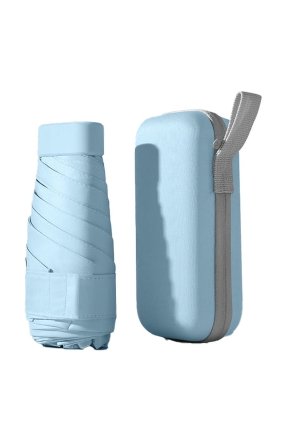 Compact Capsule Umbrella-Dual-Use for Sunny and Rainy Weather, , Portable, Sun Protection, Ideal Travel C