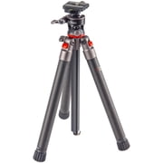 Compact Carbon Fiber Tripod w/ 2-Way Ball Head, 13 lb Load Capacity, Adjustable Height 5 to 51.1, 14.5 Folded Length, 5-Section Twist Lock Legs, Lightweight Travel Tripod for Photography by Oben