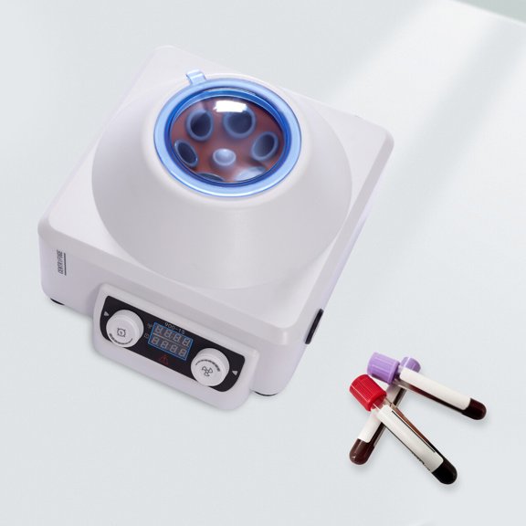 Compact Centrifuge Machine LCD Display Digital Desktop 1685xg Durable Research