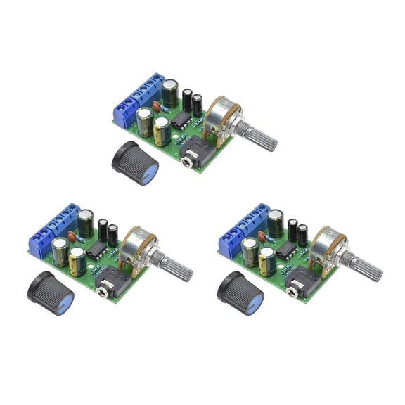 Compact Channel Module TDA2822M Chip 3.5mm Input 2V-12V 1.5Wx2 For Projects & Systems