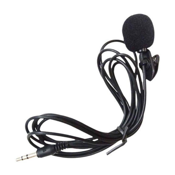 Compact Condenser Microphone for PC Laptop Recording Clear Sound Capture with 3.5mm Jack and Long Cable