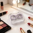 thumbnail image 1 of Compact Contact Lens Storage Case with Built-in Accessory Slot - Travel-Friendly Organizer for Daily Lens Care - Clear View Design for Easy Identification, 1 of 6