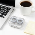 thumbnail image 1 of Compact Contact Lens Storage Case with Built-in Accessory Slot - Travel-Friendly Organizer for Daily Lens Care - Clear View Design for Easy Identification, 1 of 6