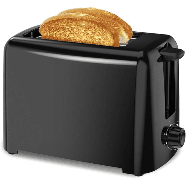 Compact Cool Touch Toaster, 6 Customizable Browning Levels, 1.25