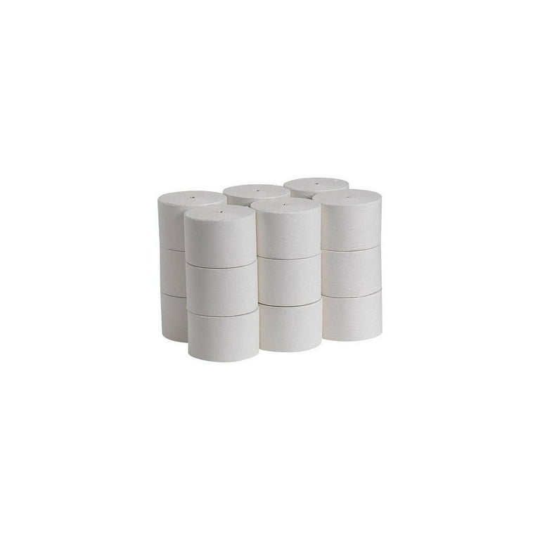 Compact Coreless 1-Ply Bath Tissue, Septic Safe, White, 3,000 Sheets/Roll, 18 Rolls/Carton Compact Coreless 1-Ply Bath Tissue, Septic Safe, White, 3,000 Sheets/Roll, 18 Rolls/Carton